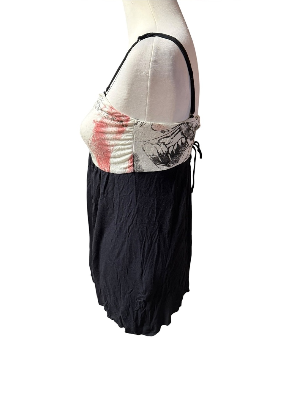 Harley Davidson Patriotic removable strap tank tube top sweetheart flowy Small - Picture 4 of 10